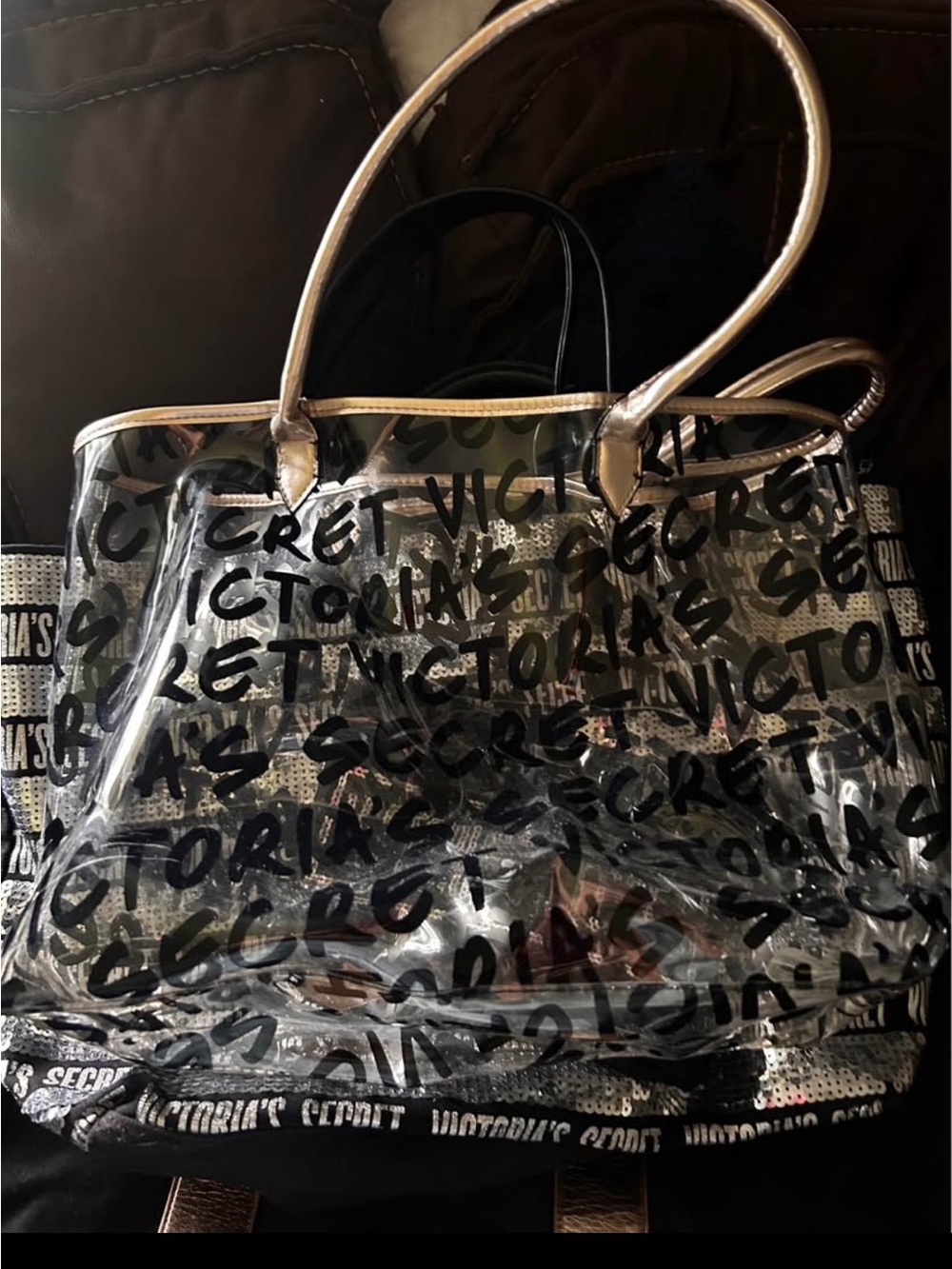 Victoria's Secret totes with Handles set of 3